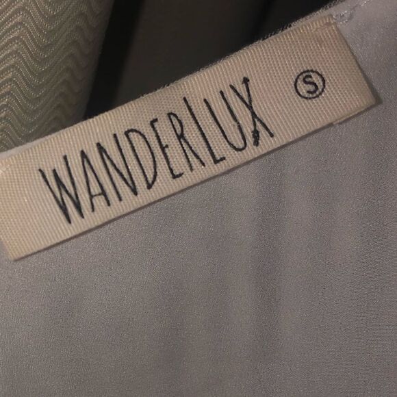 💕5️⃣for25 Wanderlux wrap off the holder spaghetti strap dress size Small - Picture 5 of 5